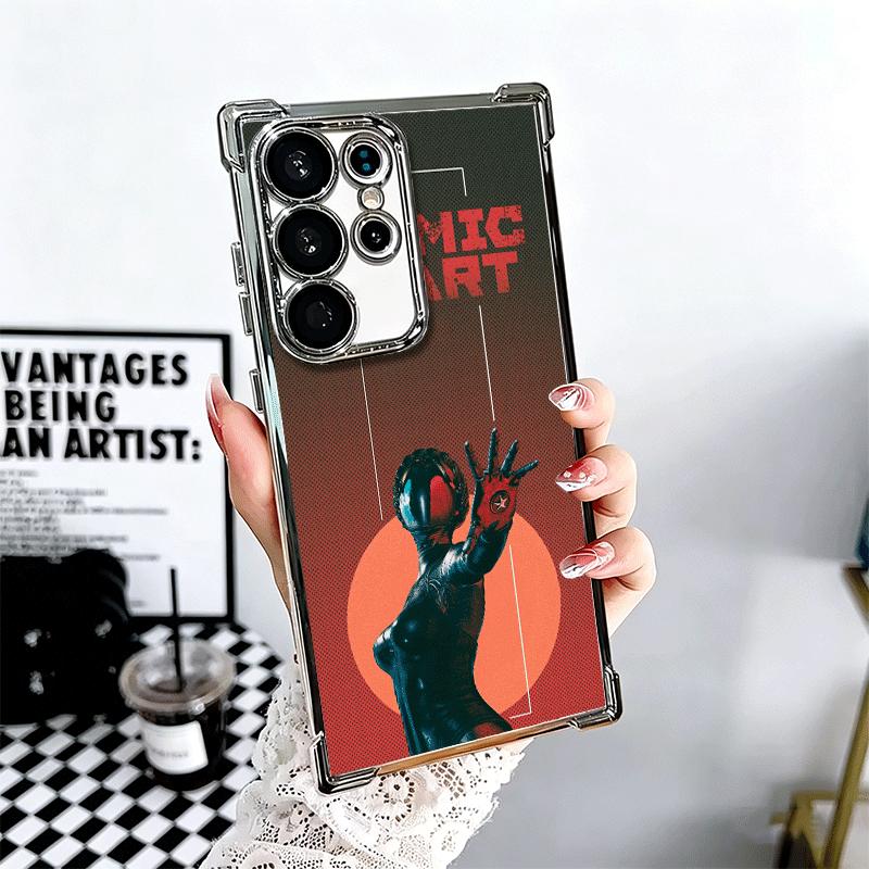 Atomic Heart Game Plating Phone Case For Samsung Galaxy S24 S25 FE S26 Edge S23 Ultra S22 S21 Plus S20 Anti-Fall Airabag Cover