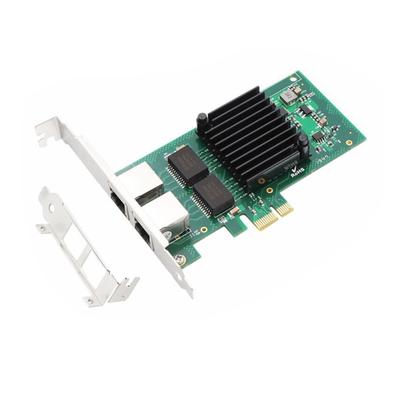 2 Ports PCIe 4 for  I350-T2 Chip 10/100/1000Mbps Lan Card  Port Server Gigabit  Card PCIe Thernet