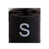 Colorful Custom Size Clips - PS Plastic Garment Hanger Rings with Letter Labels