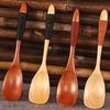 8cm Wooden Wood Spoon Soup Teaspoon Catering Kitchen Cooking Utensil Tool Gift