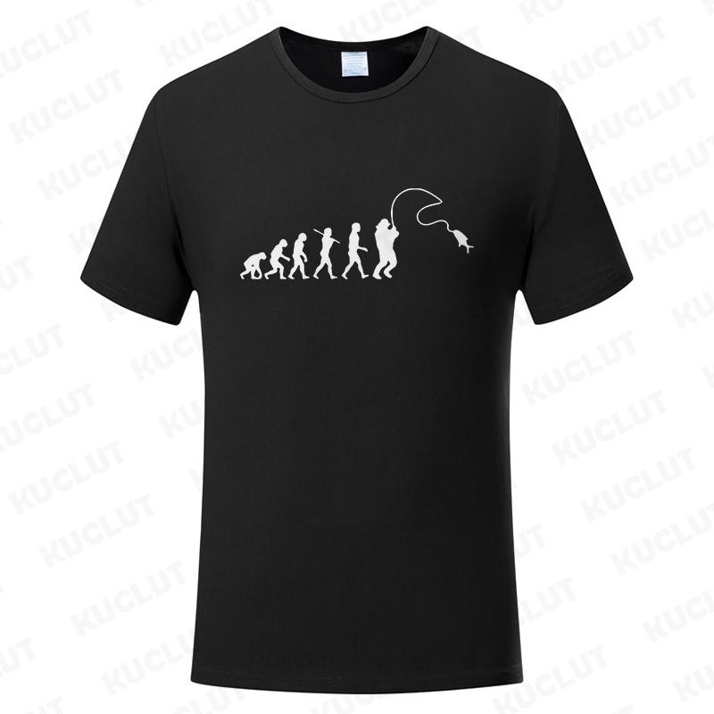 Fashion Fishing ECG T-shirt for Men Funny Design Graphic Y2k Tops Summer Short Sleeve Tees Gift for Fishing Lover Clothing