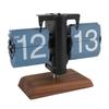 Digital   Desk Clock 12 Hours Battery Powered Retro Mechanical Auto   Down Clock with Wood Base for Living Room