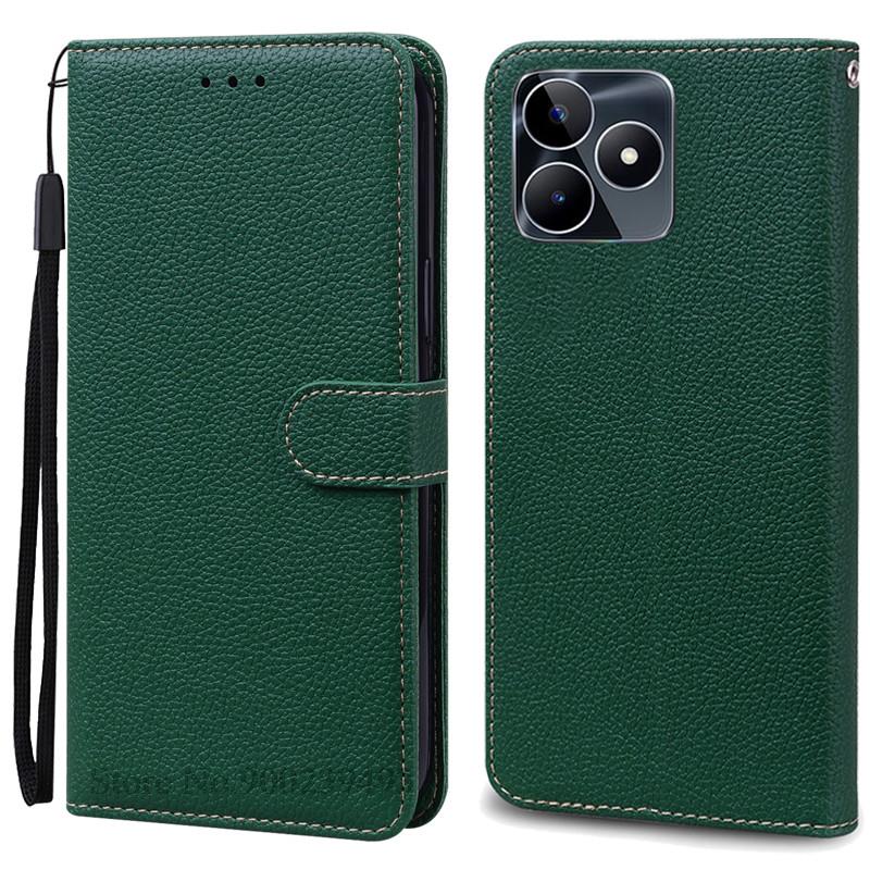 Pouzdro peněženka/flipový kryt z umělé kůže pro Realme C53, pouzdro z umělé kůže pro OPPO Realme C53 C 53, pouzdro na telefon Realme C53, pouzdro a kryt