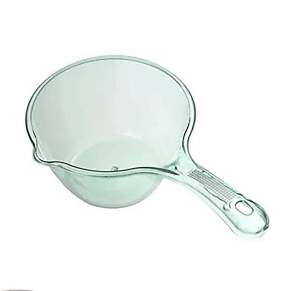 Household Deepening Water Scoops Healthy Material Thick Durable Anti Slip Long Handle Shower Water Scoop Kitchen Bathroom Tools