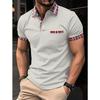 Summer Men's Button-pocket Henry Collar Sports Polo Shirt