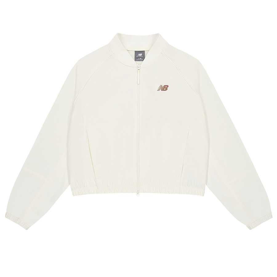 New Balance Jacket Women s Ivory White NAF22112-IV L