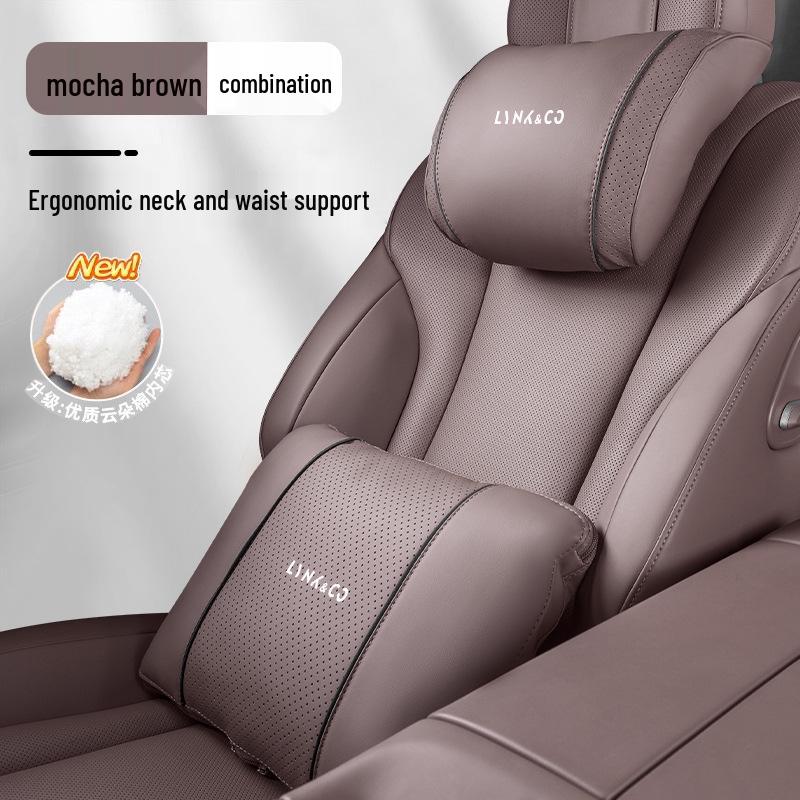 Lynk & Co Car Headrest & Neck Support Pillow: All-Season Lumbar & Waist Protection for Models 01-09