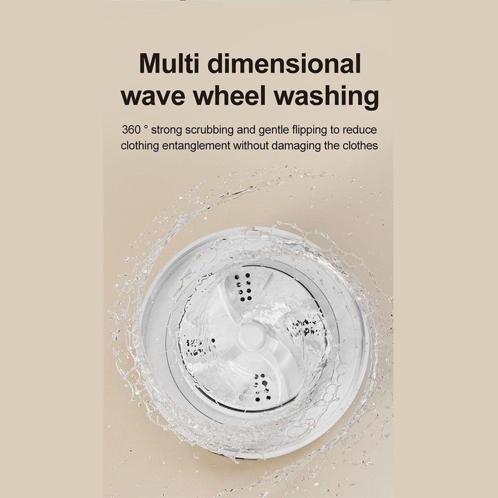 Cordless Mini Laundry Machine Rechargeable Electric Washing Cup  Camping