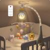 Display Audio & Crib Toy Remote Control Mobile Curved Arm Infant Accessory for Infants,