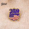 Craftsmanship Brooch Jewelry Liberty 250th Anniversary Commemorative Pin American Flag