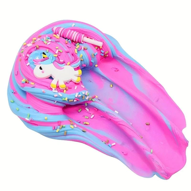 70Ml Cotton Mud Foam Gel Cotton Mud Colored Candy Mud Unicorn Lightweight Air Plasticized Clay Children'S Stress Relief Toy