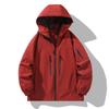 Neue Kapuzenjacke Herren Wasserdicht Winddicht Bergsteigeranzug Outdoorjacke