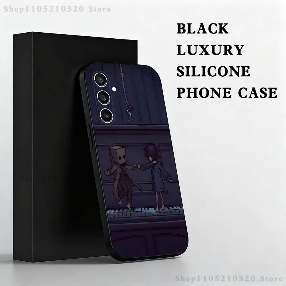 

Game L-Little N-Nightmar Phone Case For Samsung S 25,24,23,22,30,21,10,9,Ultra,Plus,Lite,FE,4,5 G Black Soft Case SamsungS23plus 5G