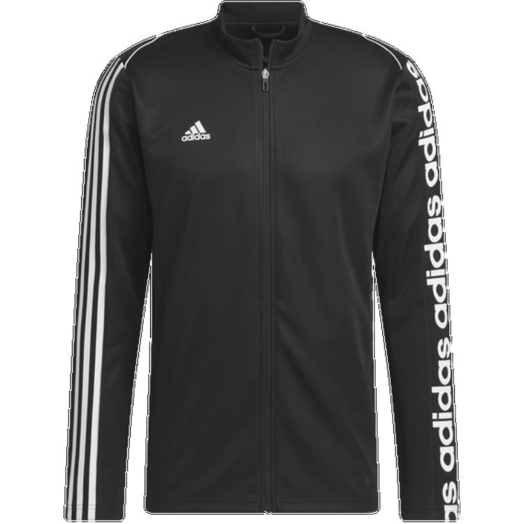 

Adidas Striped Letter Logo Printed Stand Collar Zip Long Sleeve Jacket Men Jacket Black IA1745 L