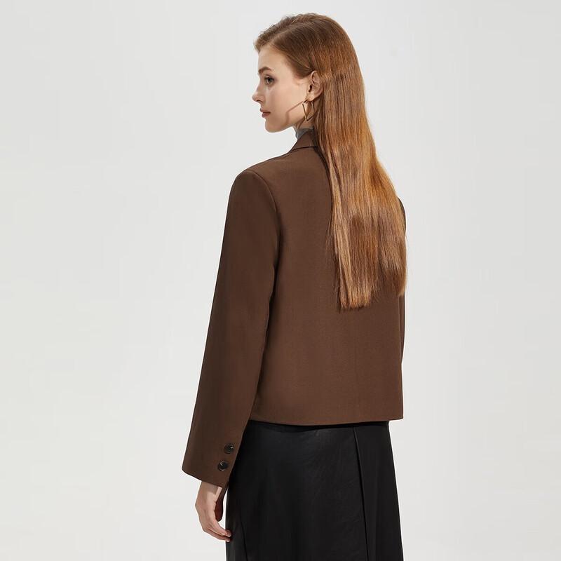 Tatu Women's Chic Versatile Long-Sleeve Short Jacket