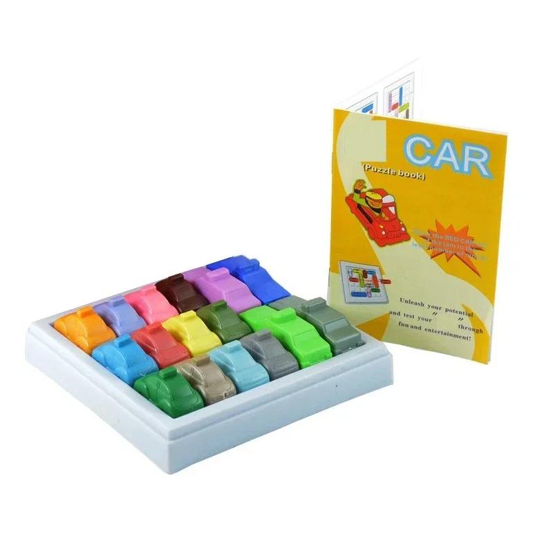 Puzzle traffic rush hour game, racing rush hour car Huarong Road logical reasoning desktop game, children's puzzle toys, childre