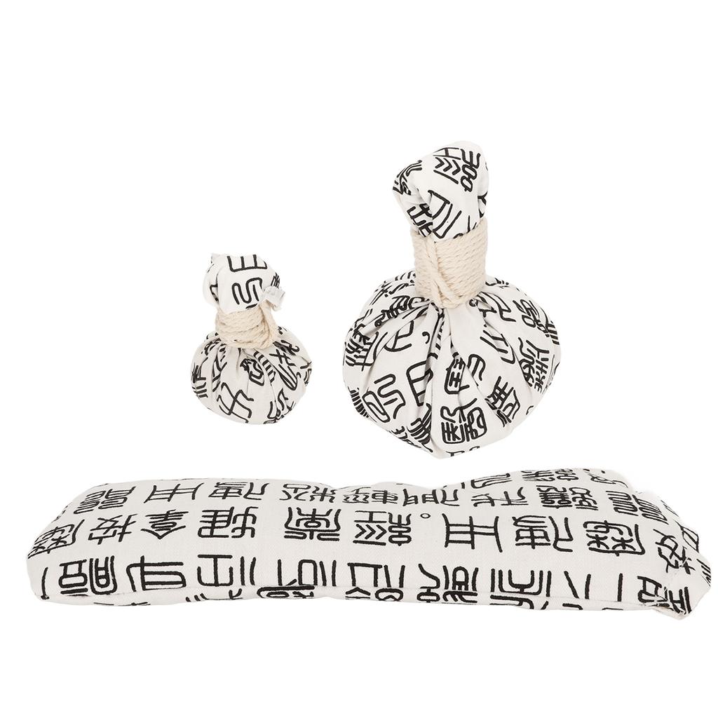 Wormwood Hot Compress Ball Set Men Women Body Relax Eye Area Hot Compress Bag for Waist Shoulder