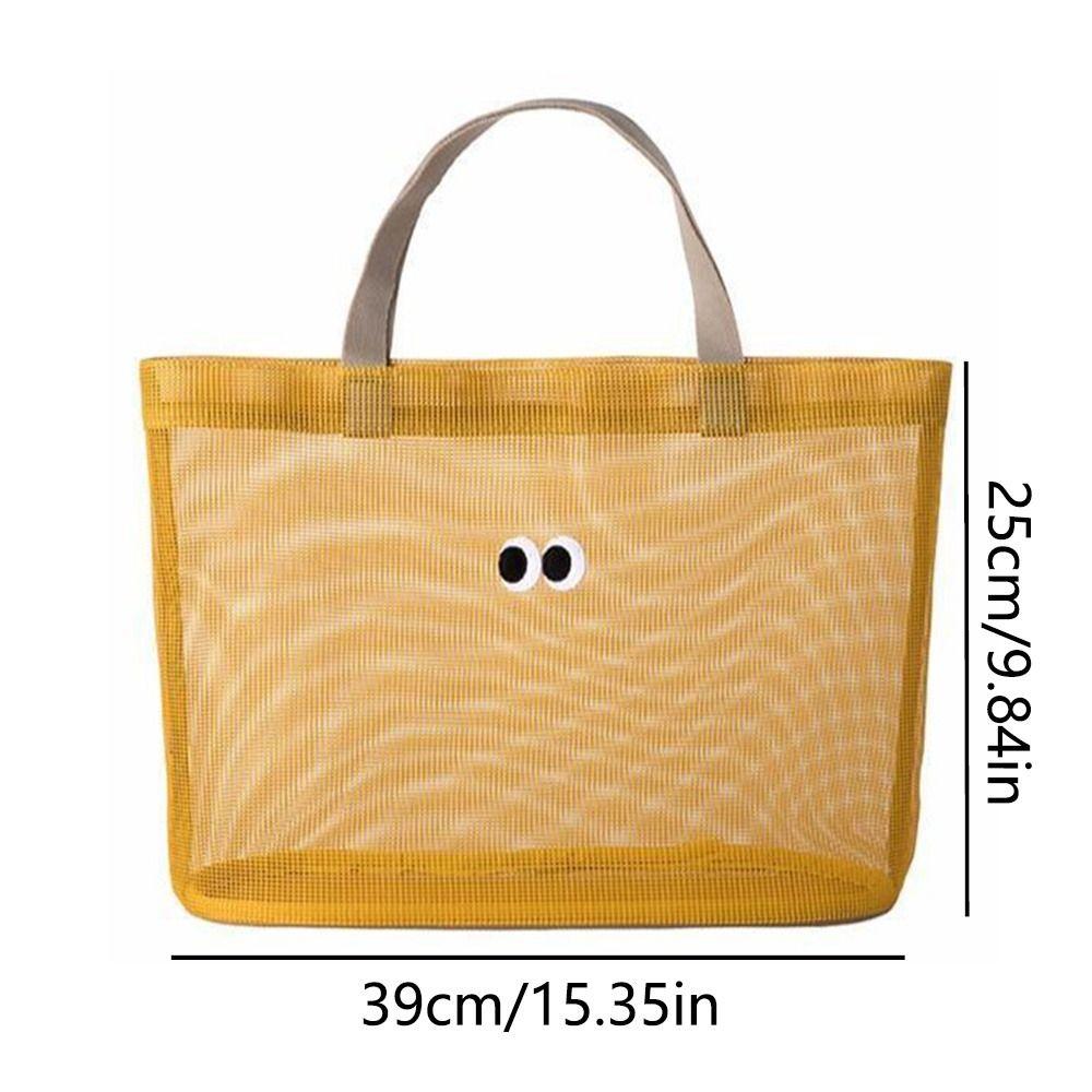 with Handle Cute Shopping Handbag Foldable Travel Toiletries Organizer Cartoon Wash Totes  Summer