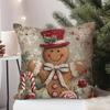 Christmas-Themed Pillowcasessuitable For Sofa Car Bedroom Decorative Cushion Cover Pillow Cover