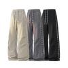 Casual Pants, Straight Pants, Men's Versatile Casual Pants, Men's Solid Color Overalls, Loose Casual Pants, Men