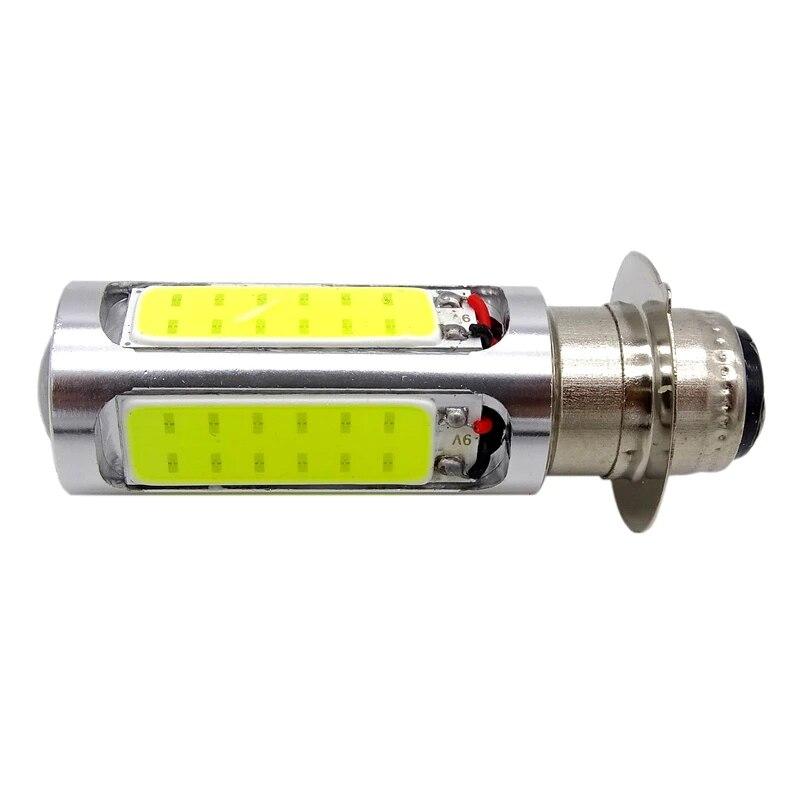 1 Pcs For Motorcycle Accessories H6M COB LED Moto ATV Headlight Head Lamp Fog Light Super Bright White Motorbike