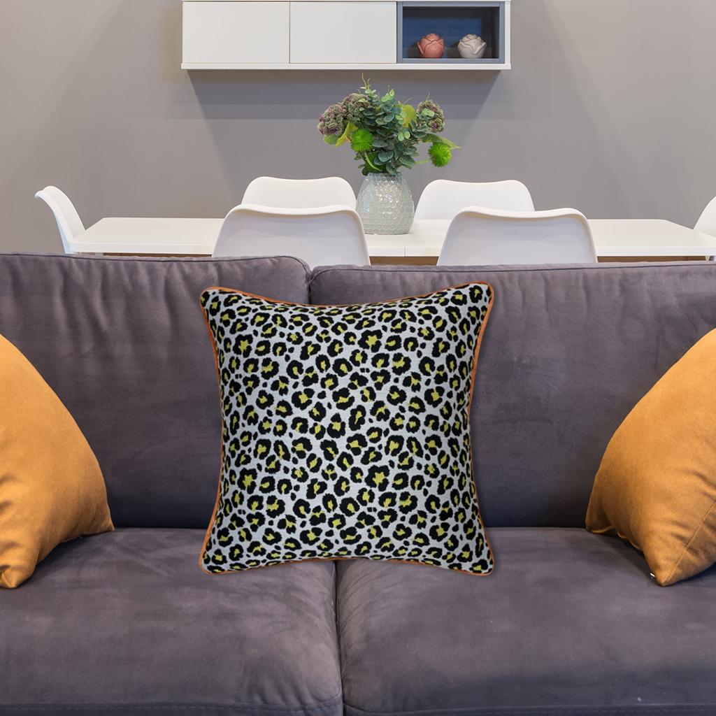 leopard pillows for couch