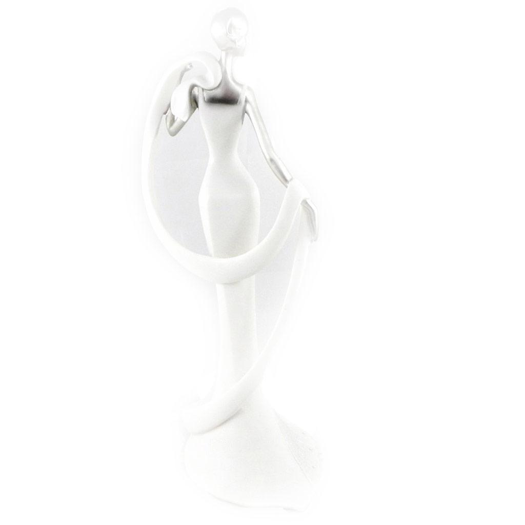 Les Trésors De Lily [I0377] - Chrome White 'Grace' Statuette