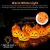 10/20/40led Halloween Pumpkin String Lights Energy-saving Hanging Lantern Lamp For Home Party