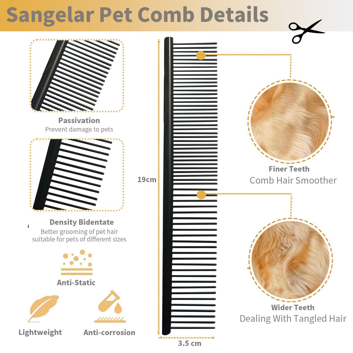 Sangelar 6 дюймов Набор для стрижки волос Профессиональный набор парикмахерских ножниц — фото 3