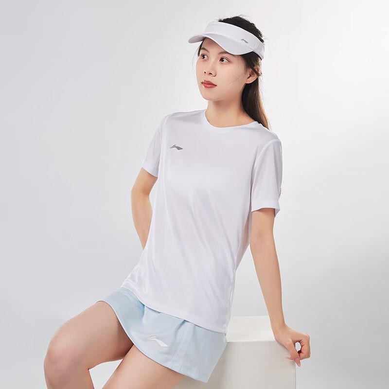 LI-NING Women's Summer Breathable Lightweight Sports T-Shirt Moisture-Wicking Short Sleeve Athletic Top
