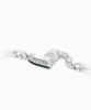 Valik [925 Silver] No.45 Signature Line-Setting Toggle Bar Bracelet Ver.Green