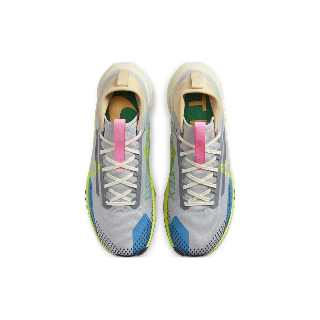 Nike React Pegasus Trail 4 GORE-TEX Wolf Γκρι Volt Ανδρικά Αθλητικά Παπούτσια Stadium-Green DJ7926-002