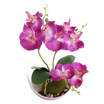 Colorful Arrangements Artificial Orchid Plant Potted Flower Decoration