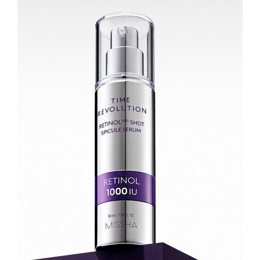 [MISSHA] Time Revolution Retinol 1000 Shot Spicule Serum, 50ml