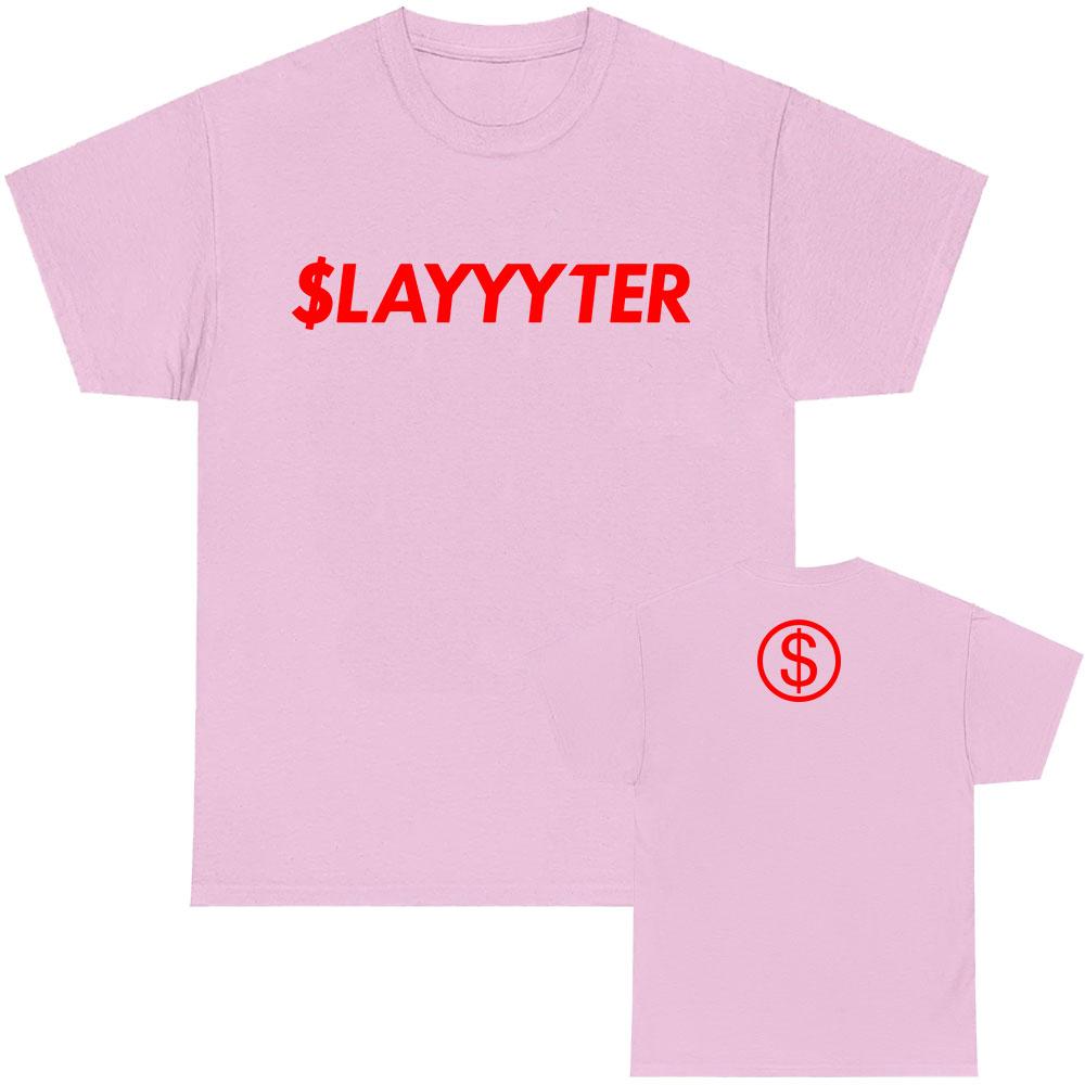 NEW Album WOR$T GIRL IN AMERICA T-shirt Singer Slayyyter Graphic Print Tshirts Summer Short Sleeve Cotton Tees Unisex Streetwear