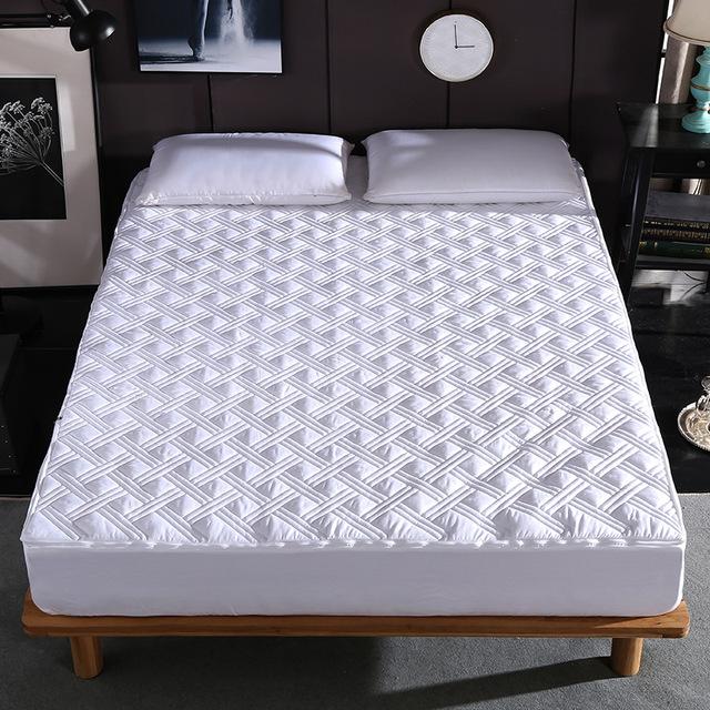 Removable Six Sides Quilted Mattress Cover King Queen Soft Topper Pad Bed Protector All Inclusive