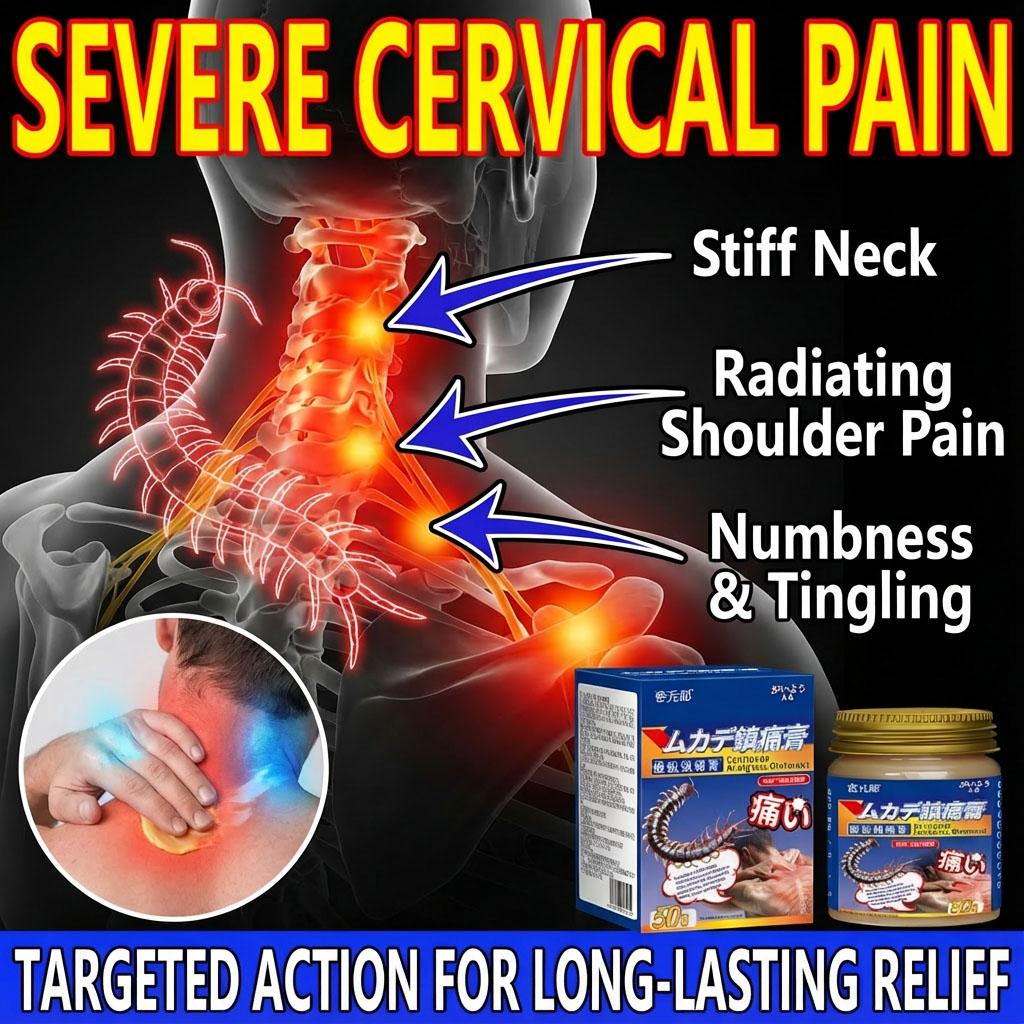 

Centipede Arthritis Cream for Joint Pain Relief Knee Shoulder and Lumbar Spine Massage Ointment
