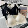 Jelly soft support seamless underwear women's summer thin small breasts gather sexy close breast anti-sagging women's bra