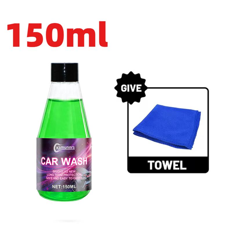 High-Concentration Foam Car Wash Liquid, Green Car Wash Solution At a 1:100 Ratio, Featuring a High Foam Formula That Is Easy To