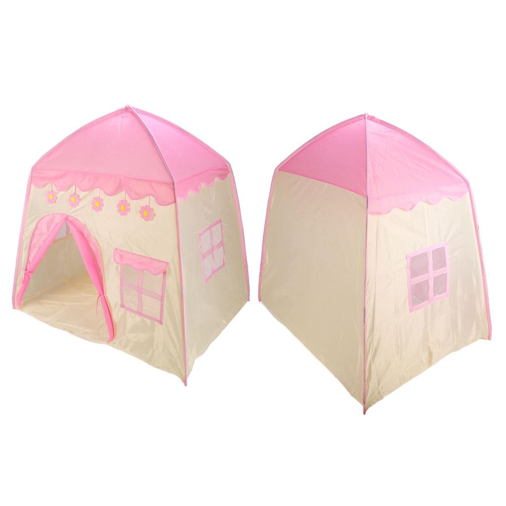 Princess Castle Play Tent Portable Folding Flower Kids Tents for Indoor and Outdoor Use