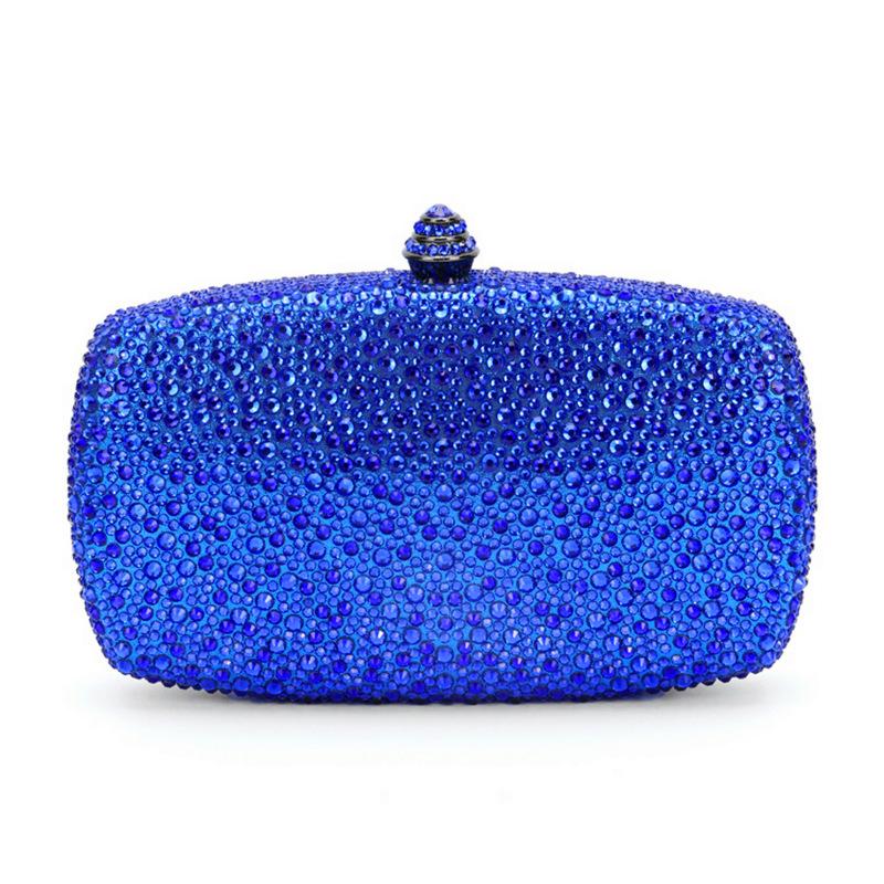 Evening Clutch Bags Green Bridal Clutches Bags Crystal Bridal Stones Purse Lady Party Wedding Rhinestone Women Shoulder Handbag