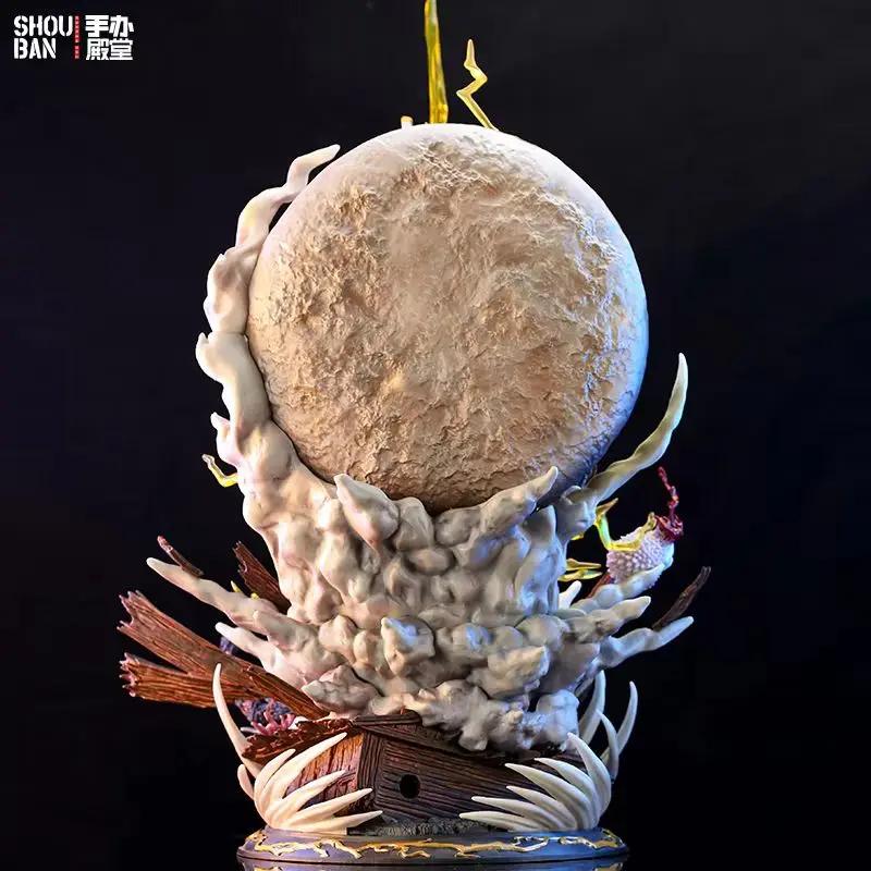 New In Stock Demon Slayer 51Cm Agatsuma Zenitsu Rengoku Kyoujurou Gk Figure Light Up Multi Head Desktop Decoration Surprise Gift