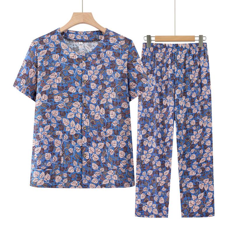 Women's Summer Cardigan Suit for Middle-Aged & Elderly