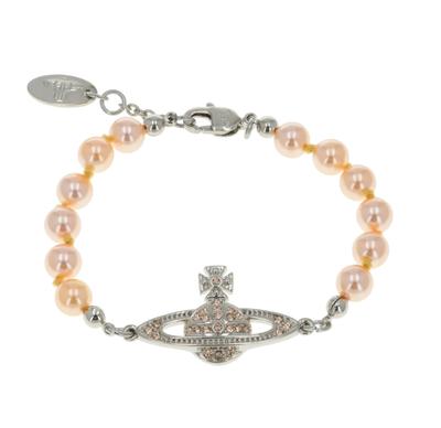 Bracciale di Perle MINI BAS RELIEF Ottone [Vivienne Westwood] da Donna 61030001/02P445 [Articolo]