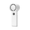 Portable Outdoor Handheld Turbine Small Fan Strong Wind USB Handheld Fan Household Digital Display High-speed Fan 60*60*167mm