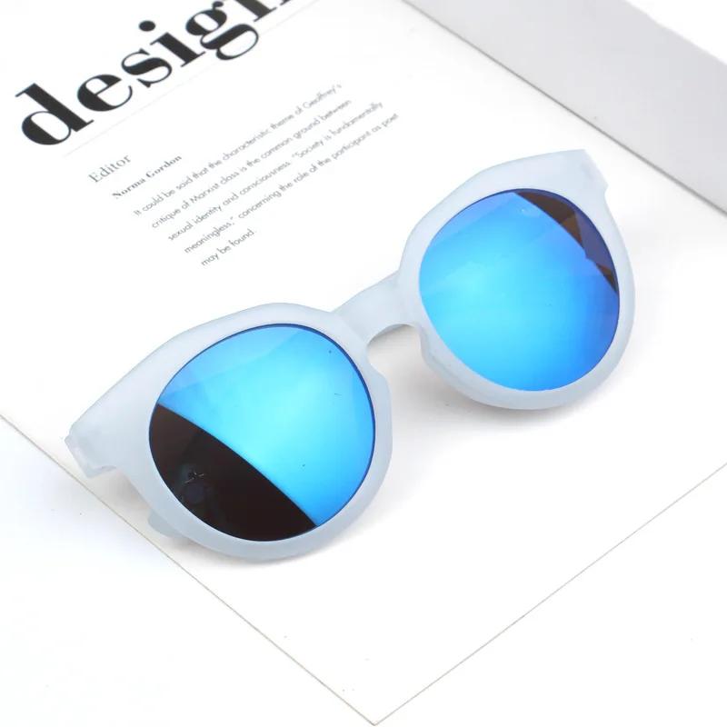 Kids Sunglasses Round Frame Candy Color Anti-UV400 Sun Protection for Boys and Girls Fashion Baby Eyewear