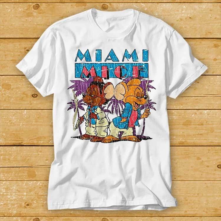 Майка Miami Mice Vice Mighty Mouse Бестселлер 1987 S