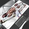 Kylian Mbappé Thema Premium Rutschfestes Mauspade mit Genähten Kanten, Strapazierfähiges Gummi-Material, für Schreibtisch & Gaming Tolle Geschenke