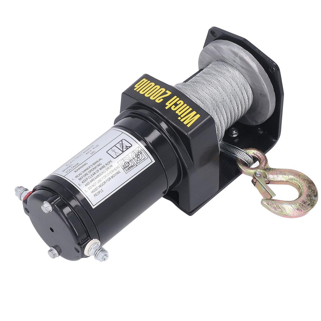 Elektrisches Winden-Kit 2000LBS Stahldrahtseil Kupferkern Terminal Elektrische Winde mit legiertem Stahl