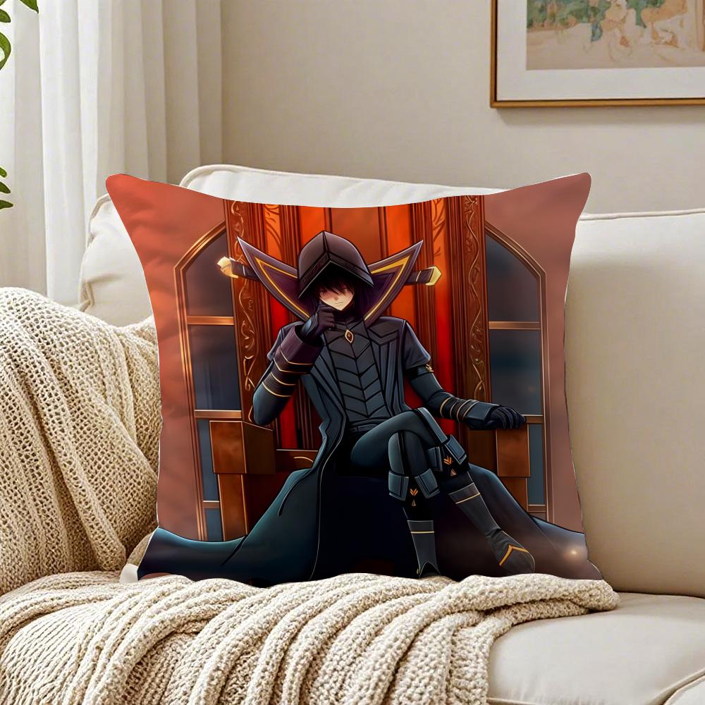 The Eeminence in Shadow Anime Cushion Cover Pillowcase Antidustmite living Room Sofa Decor Cushion Room